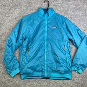 Patagonia Shelled Microdini Jacket Mens Blue Fleece Lined Full Zip 26215 FA23